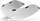 Vizor për helmetë Giro Aerohead Shield, xham Carl Zeiss, clear silver, madhësia L