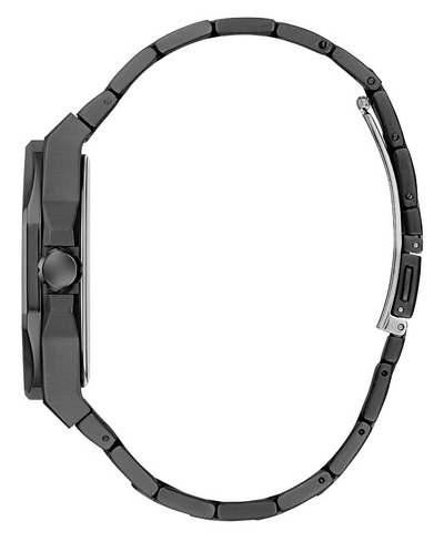 Orë dore për meshkuj Guess Emperor Diamond GW0573G3, e zezë