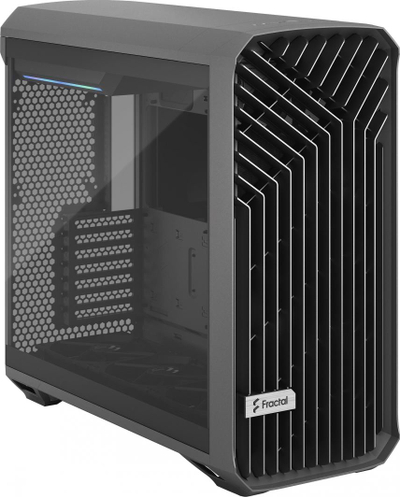 Kasë Fractal Design Torrent TG Light Tint, e hirtë, Full Tower