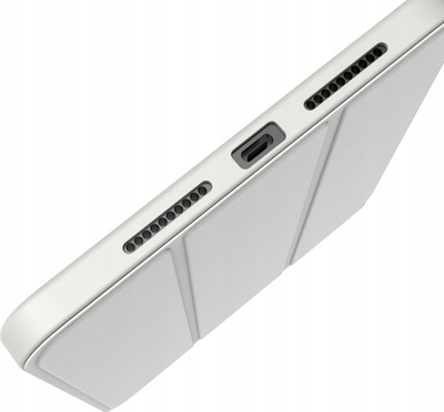 Këllëf folio JCPal DuraPro për iPad Air 11" M2 M3, mbajtës për Pencil, gri e çelët