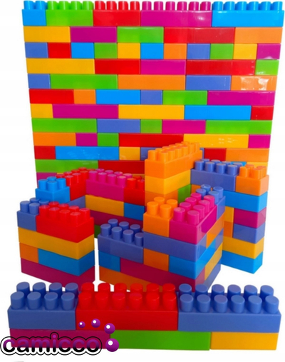 Set lodrash ndërtimi Premium Blocks, 100 copa, shumëngjyrëshe