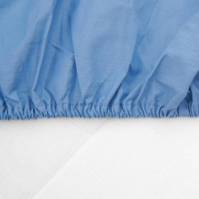 Çarçaf fitted me elastik Heinner Home, 90x200 cm, pambuk, blu