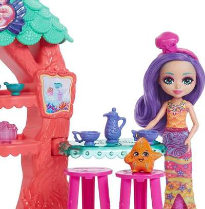 Set (kukull + aksesorë) Mattel Enchantimals Underwater Cafe (HCF86)