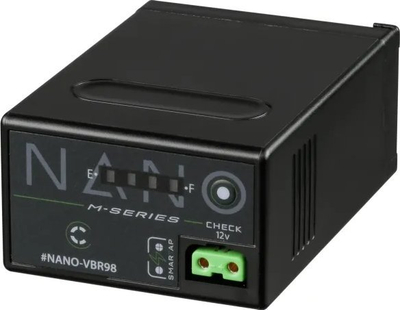Bateri për kamera Core SWX NANO VBR98, 12V, me P Tap, e zezë