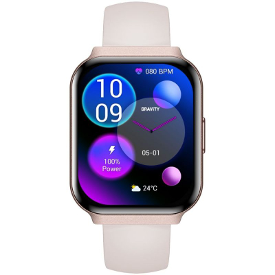 Orë e zgjuar GRAVITY GT44-3, 1.75", Bluetooth 5.0, rozë