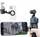 Mbajtëse magnetike MagSafe JJC EA-OP3MS për iPhone dhe DJI Osmo Pocket 3, plastike, e zezë