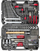 Set veglash me racë 139 pjesë, 1/4" dhe 1/2", metalik