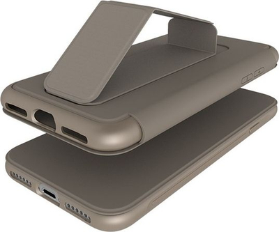 Këllëf folio Adidas SP Folio Grip për iPhone 6 6S 7 8 SE 2020, me mbajtëse, bezhë