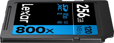 Kartë memorje Lexar Professional 800x SDXC, 256GB, 120MB/s, UHS-I U3 V30