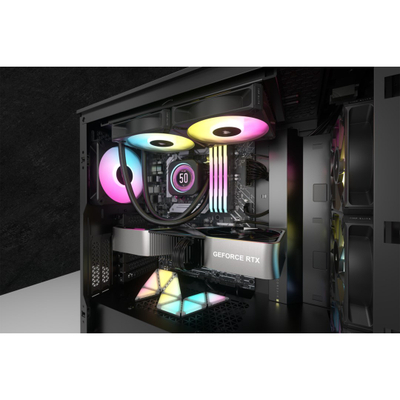 Ftohës me ujë Corsair CW-9060074-WW, 12 cm, i zi