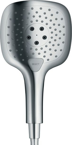 Kokë dushi dore Hansgrohe Raindance Select E 150 3jet, 150mm, 3 rryma, krom