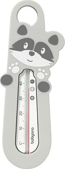 Termometër banje BabyOno Raccoon, lundrues, gri