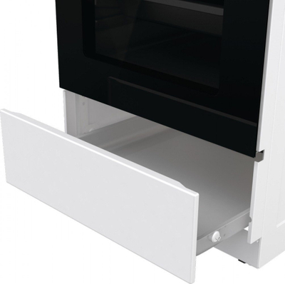 Shporet Gorenje GK5B41WH, 4 djegës, furre elektrike, i bardhë