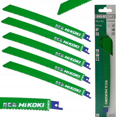Сечило за реципрочна пила Хикоки RCM42B Curve, 225mm, 10/14 TPI, сет 5 парчиња