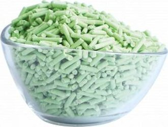 Rërë higjienike për mace Kit Cat SoyaClump Green Tea, sojë natyrale, 7L, jeshile