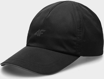 Бејзбол капа 4F, спортска, прилагодлива, црна, големина L
