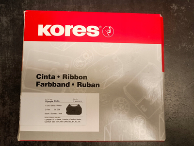 Ribbon makine shkrimi Pelikan 519942, 8 mm 230 m, për Olympia ES 70, i zi