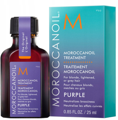Vaj trajtues për flokë Moroccanoil Treatment Purple, 25 ml