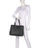 Çantë tote Guess Meridian II Girlfriend Tote, poliuretani, ONE SIZE, e zezë