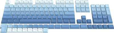 Keycaps Redragon A134, 104 taste, Doubleshot PBT, gradient blu