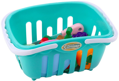 Set lodrash me fruta Leantoys, me Velcro, me thikë dhe shportë, shumëngjyrësh
