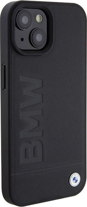 Mbulesë telefoni BMW BMHMP15MSLLBK, për iPhone 15 Plus 6.7", lëkurë, MagSafe, e zezë