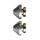 Adapter boshti biçiklete Unior 1689, për stand drejtimi, 12 15 20 mm, argjendtë