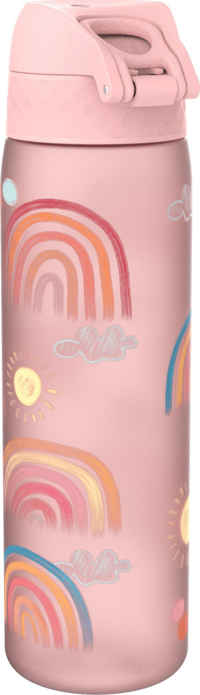 Shishe uji për kalamajt Ion8 Rainbow, 500 ml, pa rrjedhje, rozë