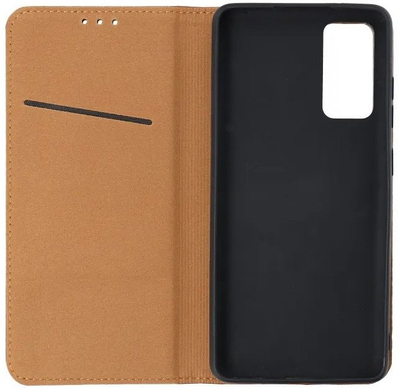 Kabullë telefoni Smart Pro Book Leather, për Xiaomi Redmi Note 14 4G, lëkurë natyrale, e zezë