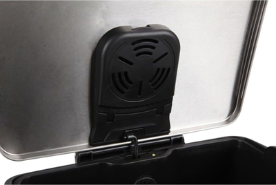 Kosh plehrash me pedale, 50L, çelik inox, i zi