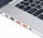 Bllokues porte USB Smartkeeper Basic, set 1 çelës 6 mbulesa, portokalli