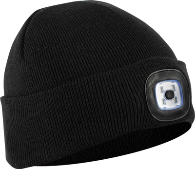 Kapelë dimri Lahti Pro L102240S, LED USB, akrilik, e zezë
