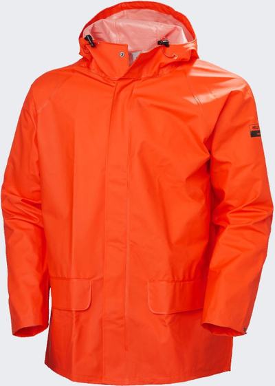 Xhaketë shiu Helly Hansen Mandal, poliester, përshkueshmëri 100% nga uji, portokalli e errët, M