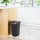 Kosh plehrash Rotho Swing Bin Twist, 25L, kapak lëkundës, i zi argjend i errët