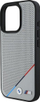 Kuti mbrojtëse BMW M BMHMP16L23PUPDG për iPhone 16 Pro 6.3", hardcase, dizajn me vrima, gri