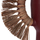 Vazo dekorative tavoline Alica HM4668.06L, terrakotë, 64x22x38cm, e kuqe qershi
