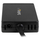 Хаб USB со 3 порти и Етернет, USB 3.0, USB C, сив