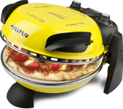 Furra për pizza G3Ferrari G10006 Delizia Yellow Evo Special Edition, 1200W, 31cm, e verdhë