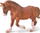 Figurë lodër CollectA Breton Draft Horse Stallion, gështenjë, për fëmijë 3+