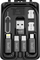 Set aksesorësh universal Budi DC515CB, multi-funksional, kabllo Type‑C në Type‑C, i zi