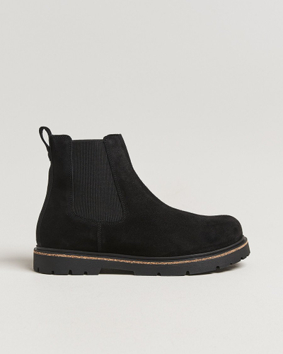 Çizme Chelsea Birkenstock Highwood Slip On, për burra, zamoç, të zeza