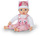 Облека за кукли Baby Born Onesie со капа, за кукли 43cm, комплет, многуобоена