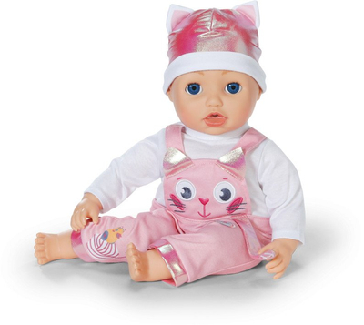 Облека за кукли Baby Born Onesie со капа, за кукли 43cm, комплет, многуобоена