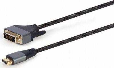 Kabllo HDMI Gembird - DVI-D 1,8 m (CC-HDMI-DVI-4K-6), e zezë