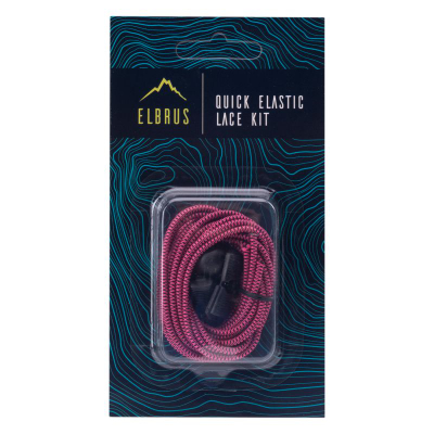 Lidhëse elastike për këpucë Elbrus Quick Elastic Lace Kit, 150cm, poliester, të zeza