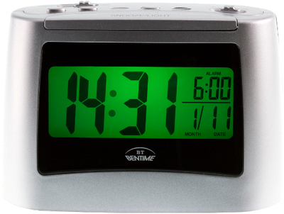 Orë me alarm Bentime NB07-SC0685S, e argjendtë