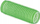 Bigudi flokësh me velcro, diametër 2 cm, set me 12 copë, jeshile