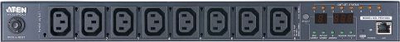 Njësi shpërndarje energjie Aten PE6108G, 8 porta IEC, 10A 100-240V, e zezë