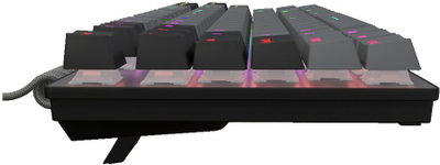 Tastierë mekanike gaming Lorgar Azar 514 TKL, me kabllo, RGB, zi gri