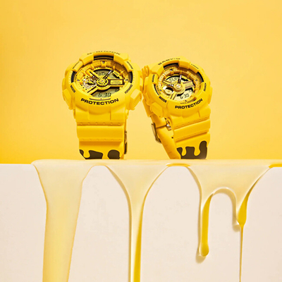 Orë dore për femra Casio Baby-G BA-110XSLC-9AER, e verdhë